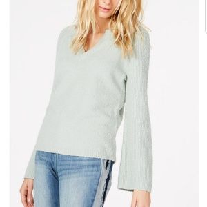 Textured Bell Sleeve Sweater